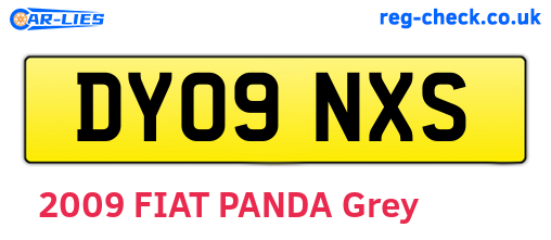 DY09NXS are the vehicle registration plates.