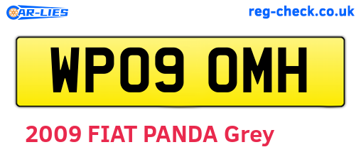WP09OMH are the vehicle registration plates.