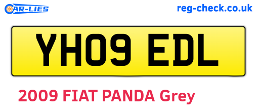 YH09EDL are the vehicle registration plates.