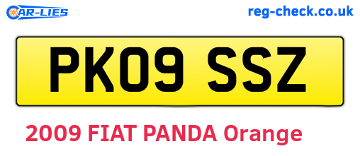 PK09SSZ are the vehicle registration plates.