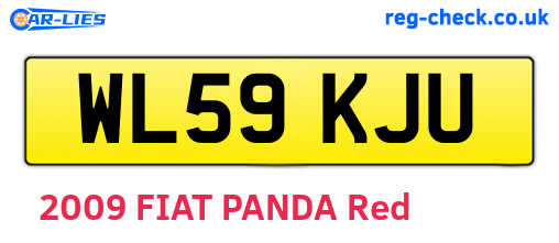 WL59KJU are the vehicle registration plates.