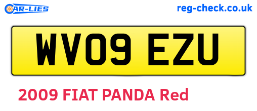 WV09EZU are the vehicle registration plates.