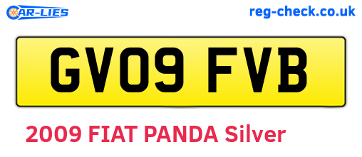 GV09FVB are the vehicle registration plates.