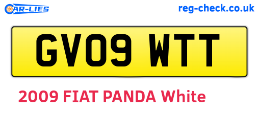 GV09WTT are the vehicle registration plates.