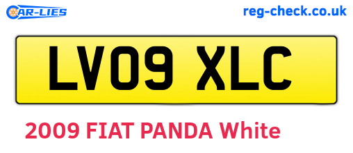LV09XLC are the vehicle registration plates.