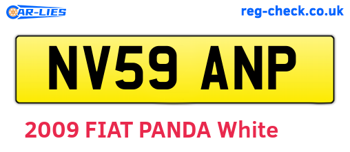 NV59ANP are the vehicle registration plates.