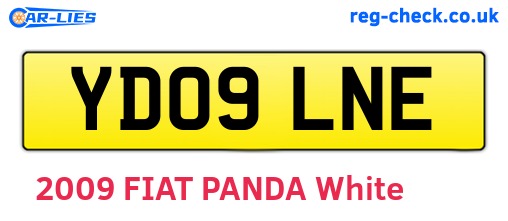 YD09LNE are the vehicle registration plates.