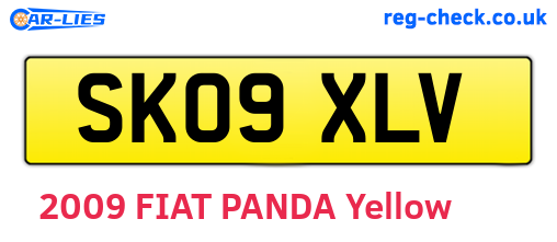 SK09XLV are the vehicle registration plates.