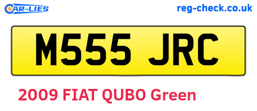 M555JRC are the vehicle registration plates.