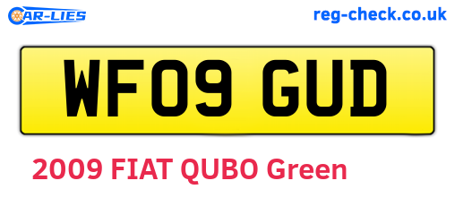WF09GUD are the vehicle registration plates.