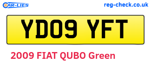 YD09YFT are the vehicle registration plates.