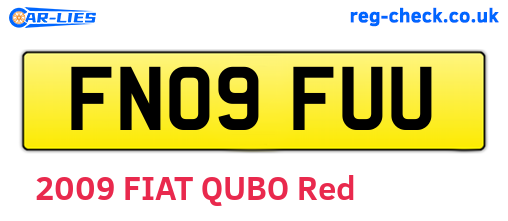 FN09FUU are the vehicle registration plates.