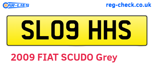 SL09HHS are the vehicle registration plates.
