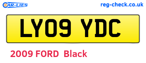LY09YDC are the vehicle registration plates.