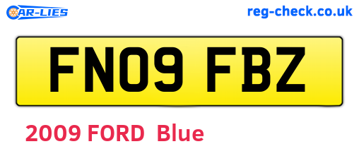 FN09FBZ are the vehicle registration plates.