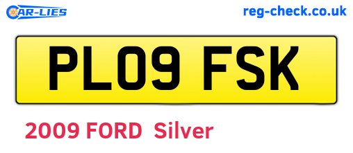 PL09FSK are the vehicle registration plates.
