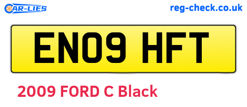 EN09HFT are the vehicle registration plates.
