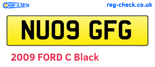NU09GFG are the vehicle registration plates.