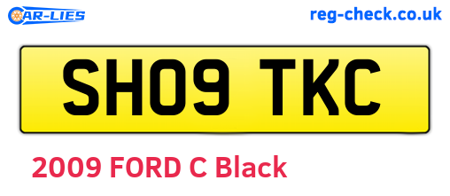 SH09TKC are the vehicle registration plates.