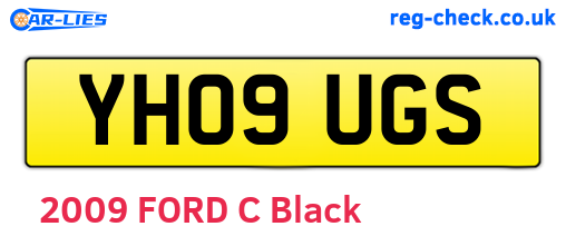 YH09UGS are the vehicle registration plates.