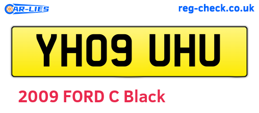 YH09UHU are the vehicle registration plates.
