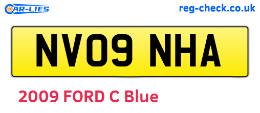 NV09NHA are the vehicle registration plates.