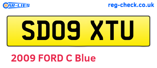 SD09XTU are the vehicle registration plates.
