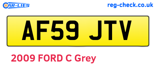 AF59JTV are the vehicle registration plates.