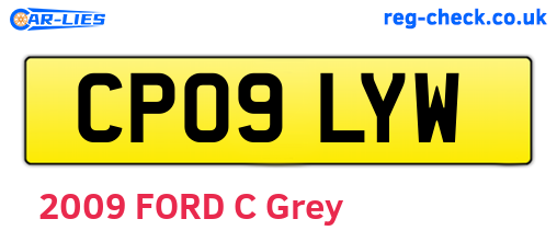 CP09LYW are the vehicle registration plates.