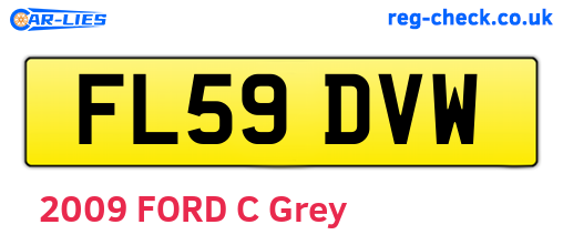 FL59DVW are the vehicle registration plates.