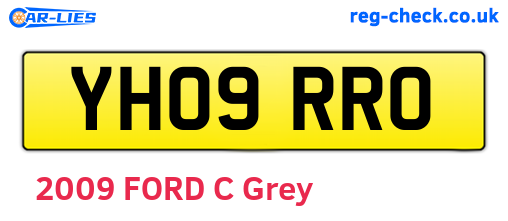 YH09RRO are the vehicle registration plates.
