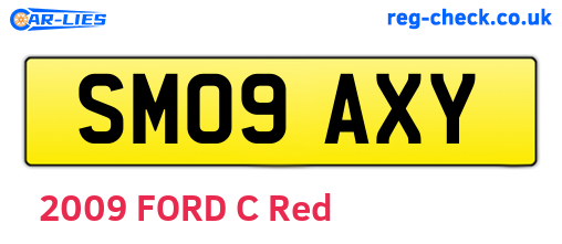 SM09AXY are the vehicle registration plates.