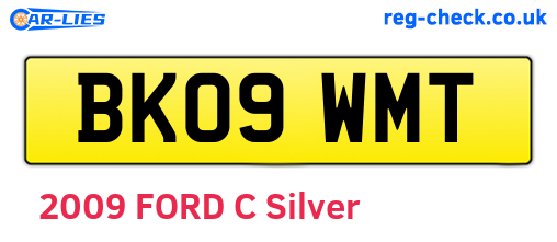 BK09WMT are the vehicle registration plates.