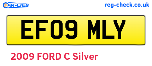 EF09MLY are the vehicle registration plates.