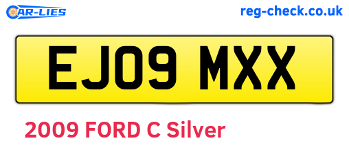 EJ09MXX are the vehicle registration plates.