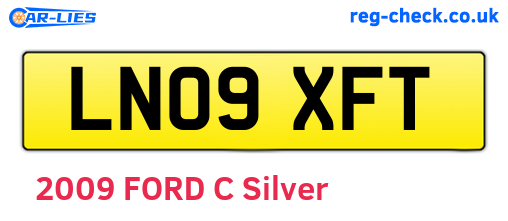LN09XFT are the vehicle registration plates.