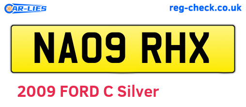 NA09RHX are the vehicle registration plates.