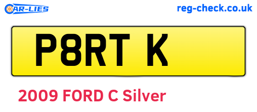 P8RTK are the vehicle registration plates.