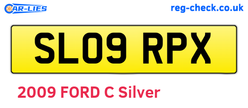 SL09RPX are the vehicle registration plates.