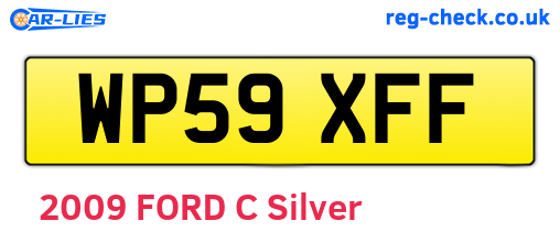 WP59XFF are the vehicle registration plates.