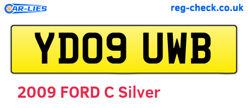 YD09UWB are the vehicle registration plates.