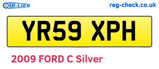 YR59XPH are the vehicle registration plates.