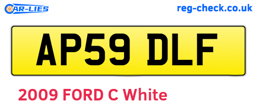 AP59DLF are the vehicle registration plates.