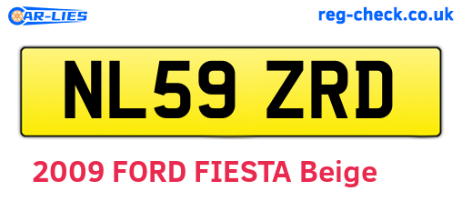 NL59ZRD are the vehicle registration plates.