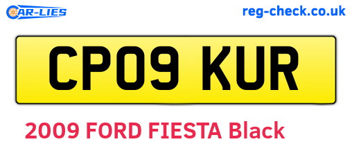 CP09KUR are the vehicle registration plates.