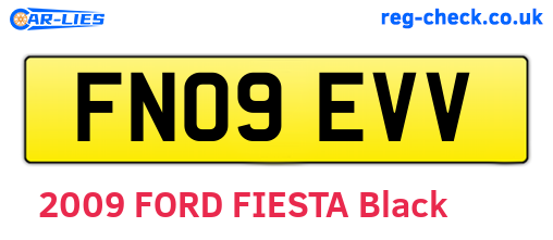 FN09EVV are the vehicle registration plates.
