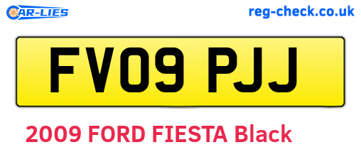 FV09PJJ are the vehicle registration plates.