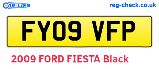FY09VFP are the vehicle registration plates.