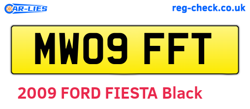 MW09FFT are the vehicle registration plates.