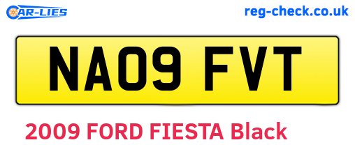 NA09FVT are the vehicle registration plates.